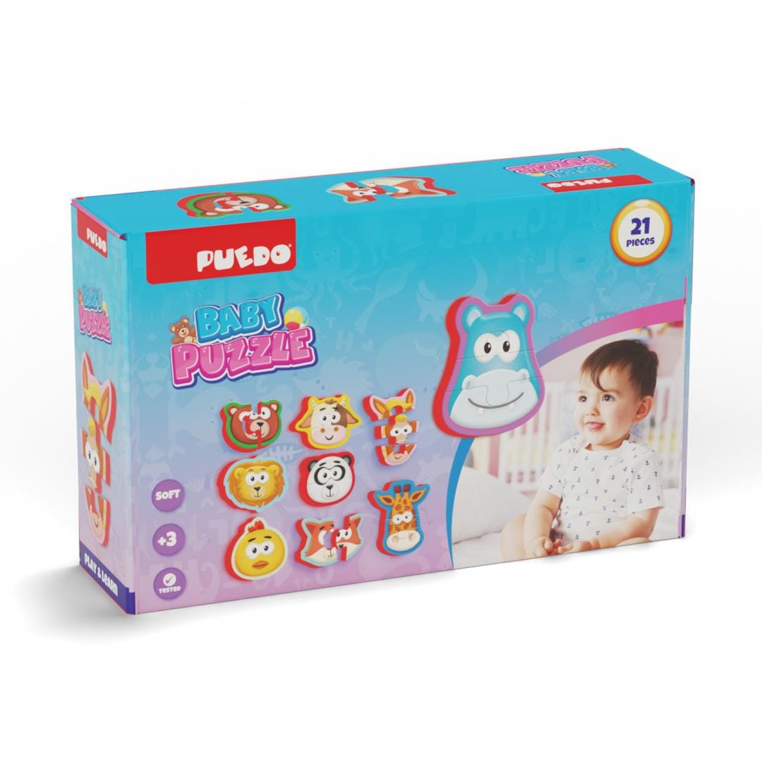 Puedo Toys Jucării Puzzle Baby Puedo Toys PUEDOK1929 | Spuma EVA, 21 Piese, Educativ
