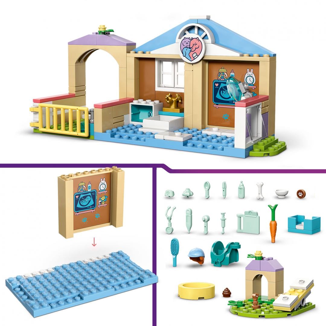 Lego Jucării Set Constructie LEGO Technic 42696 | Clinica Veterinara, Cadou Copii