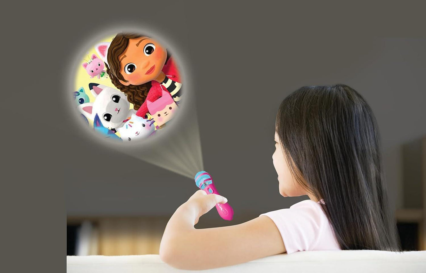 Lexibook Jucării Lanterna cu Proiector Lexibook LTC050GDH | Gabby's Dollhouse, LED, Copii