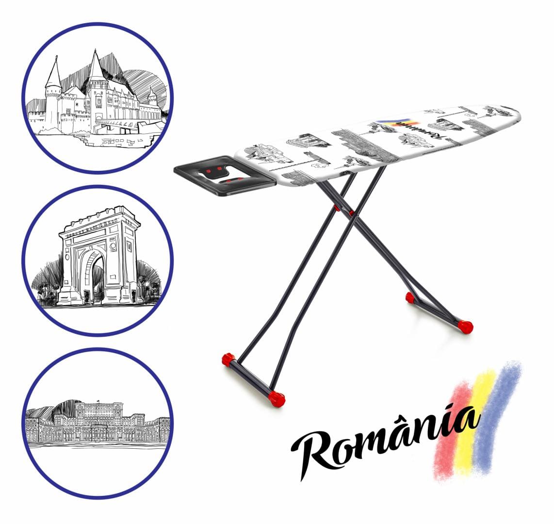 Heinner Masa de calcat Masa de Calcat Heinner HR-DGR-004 | 125 x 42 cm, Suport Fier, Reglabila