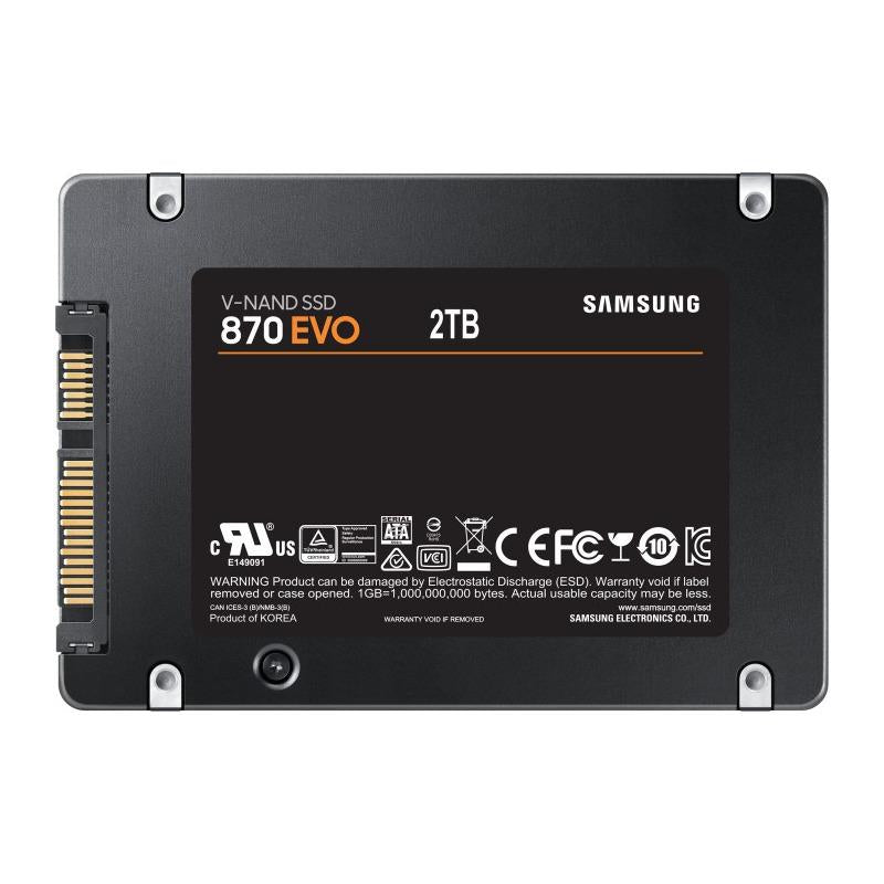 Samsung SSD intern SSD Samsung 870 EVO MZ-77E2T0B/EU | 2TB, SATA III, 2.5 inch