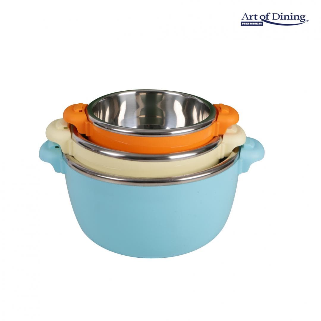 Heinner Set caserole termice Set Caserole Termice Heinner HR-SNV-246LA | 3 piese, 2L+4L+6L, Belly Blue