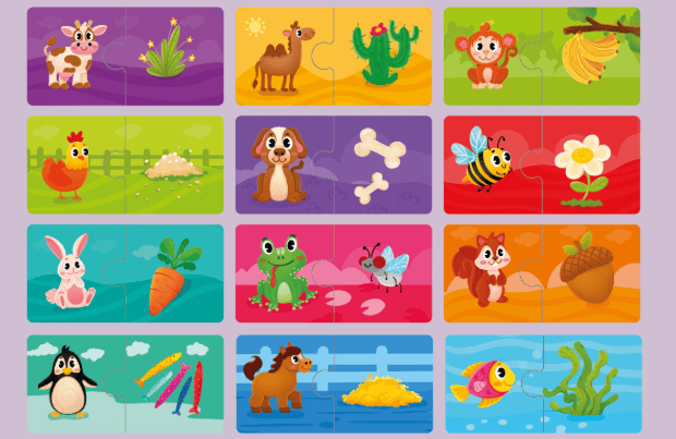 Puedo Toys Jucării Jucarie Puedo Toys PUEDOB2221 | Potrivire Spuma EVA, Ce Mananc, Educativ