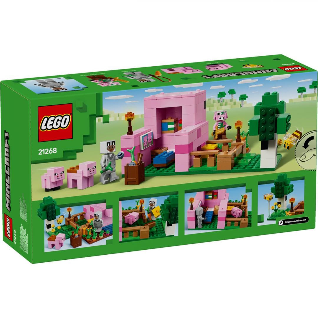 Lego Jucării Set Constructie LEGO Minecraft 21268 | Casa-Purcelus, 490 Piese, Cadou