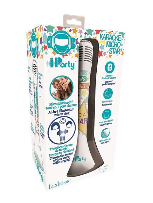 Lexibook Jucării Microfon Karaoke Lexibook MIC210 | Slim, Difuzor Integrat, Iparty