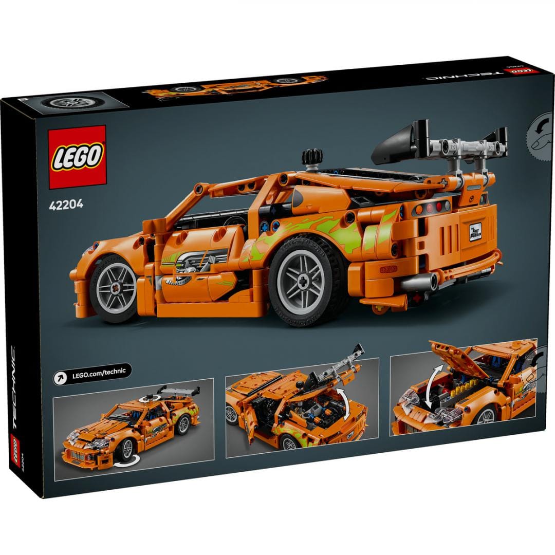 Lego Jucării Set Constructie LEGO Technic 42204 | Fast And Furious Toyota Supra MK4, Cadou