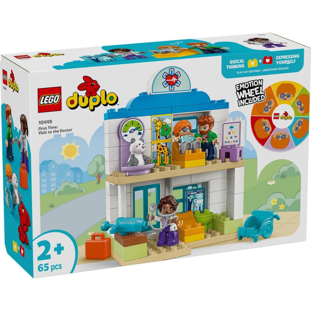 Lego Jucării Set Constructie LEGO Duplo 10449 | Prima Data la Doctor, Educativ, Cadou