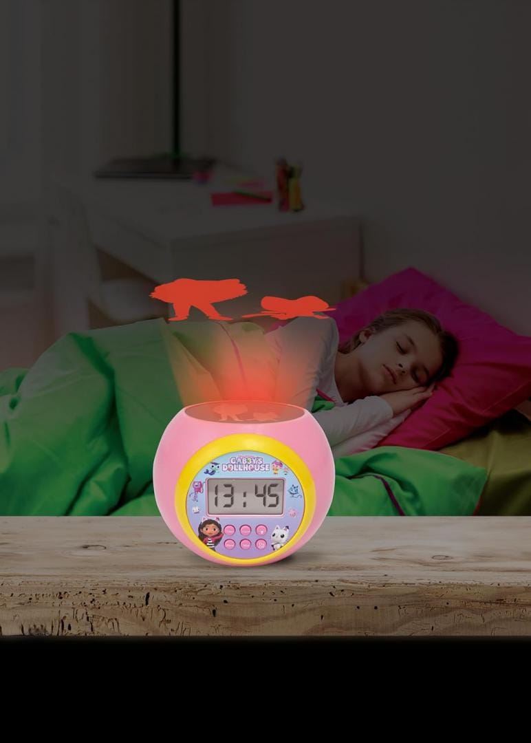Lexibook Jucării Ceas Desteptator Lexibook RL977GDH | Proiector, Gabby, Alarma, Iluminare