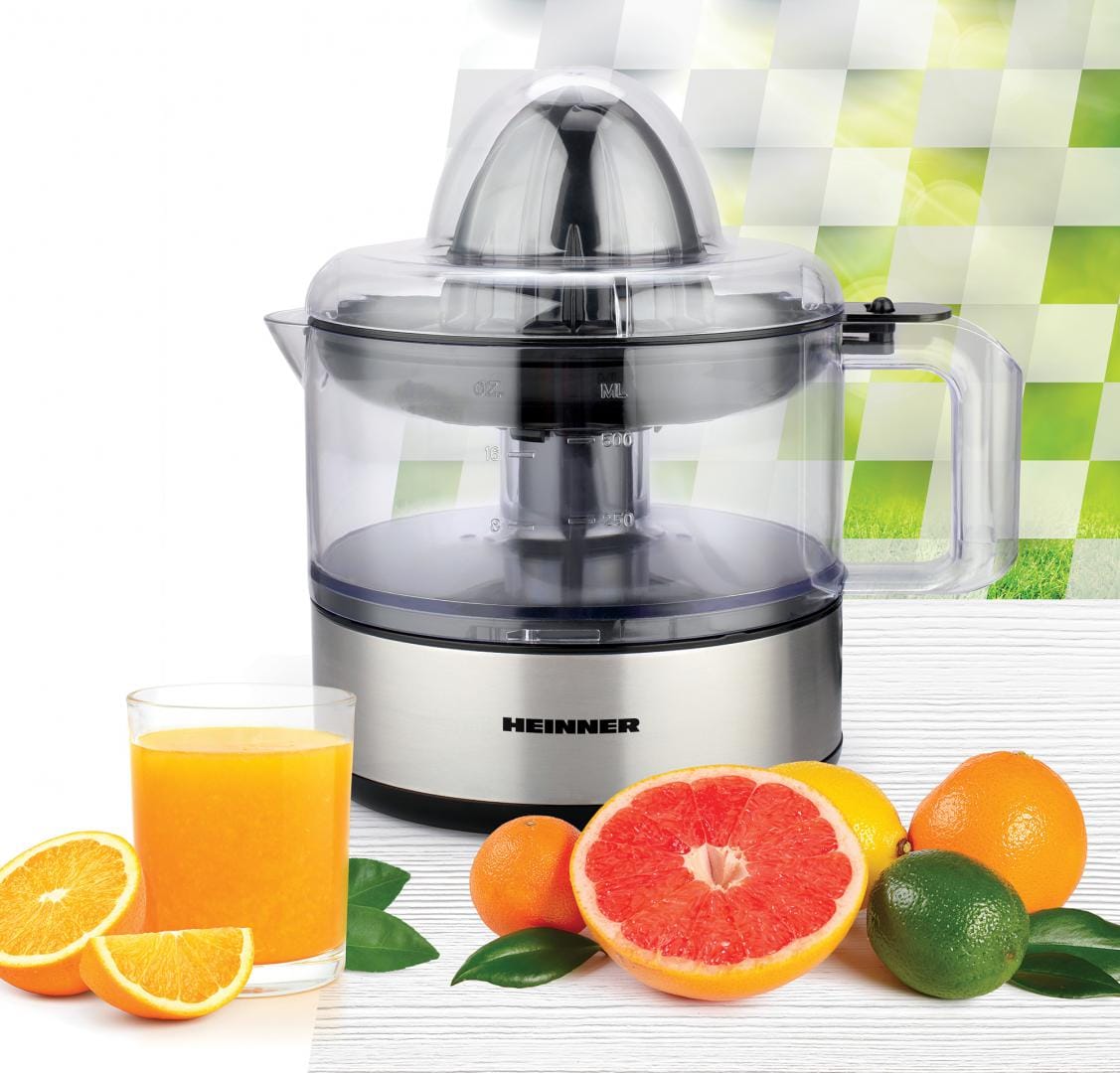 Heinner Storcator de fructe Storcator Citrice Heinner C300SS | Inox, 40W, Presare Automata