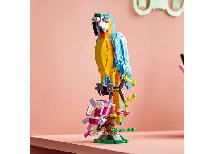 Lego Jucării Set Constructie LEGO Creator 3-in-1 31136 | Papagal Exotic, Multicolor, Cadou