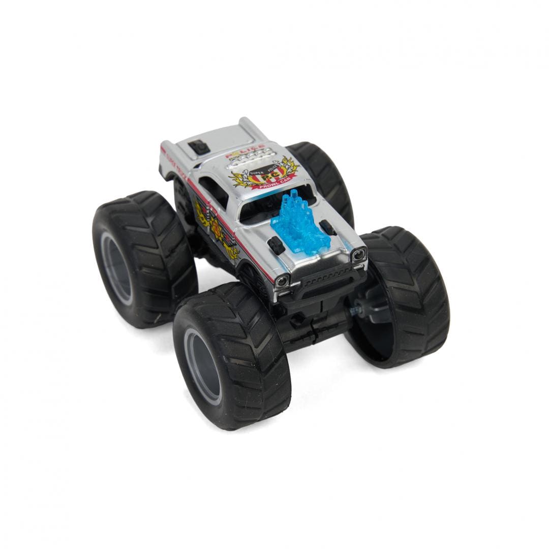 MomKi Jucării Jucarie MomKi MOMKI1199-8GRI | Masina de Politie, 8.5cm, Gri