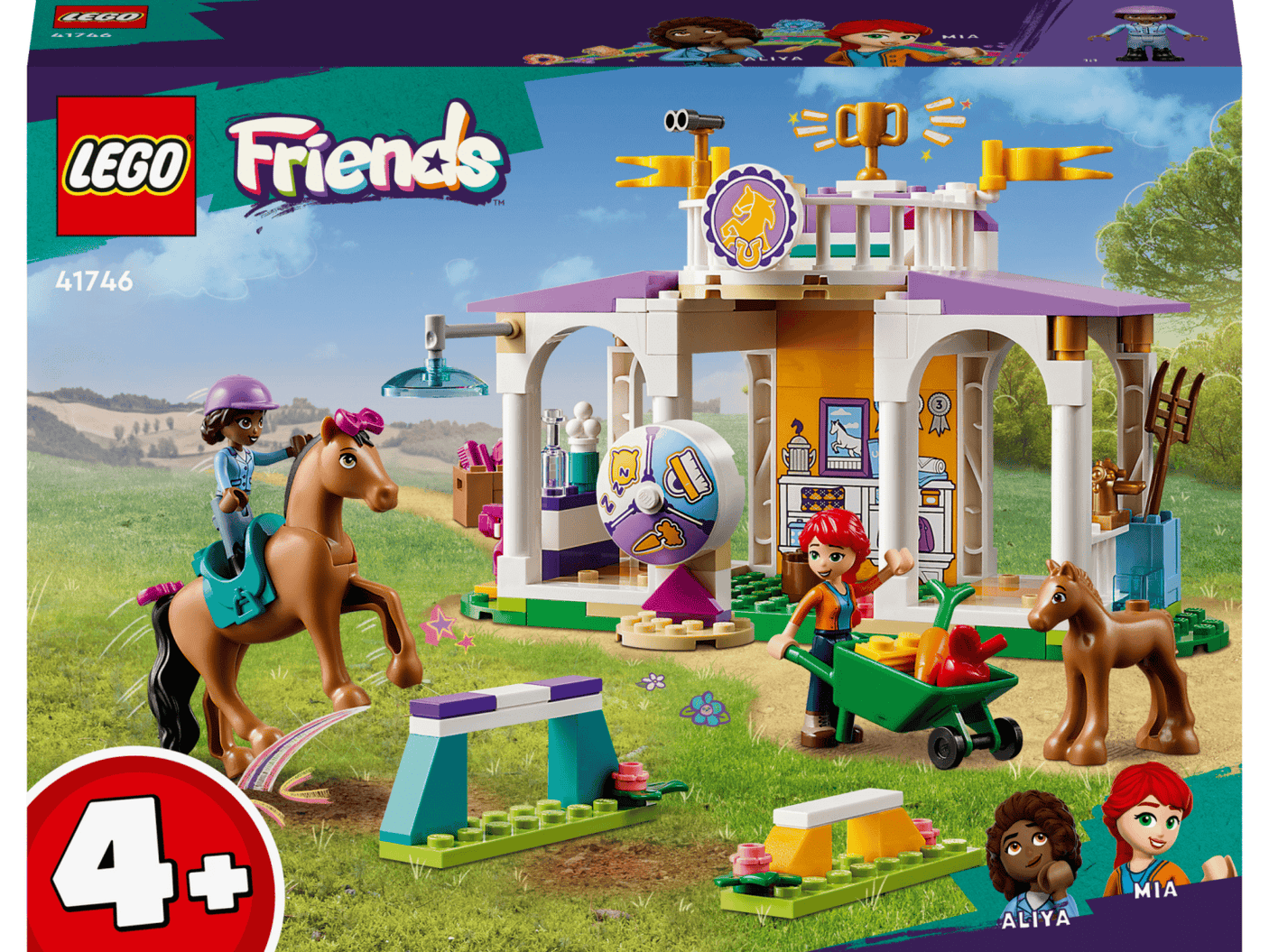 Lego Jucării Set Constructie LEGO 41746 | Dresaj de Cai, Cadou Copii, Multicolor