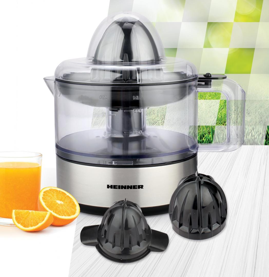 Heinner Storcator de fructe Storcator Citrice Heinner C300SS | Inox, 40W, Presare Automata