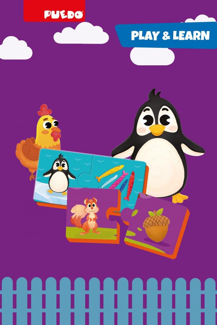 Puedo Toys Jucării Jucarie Puedo Toys PUEDOB2221 | Potrivire Spuma EVA, Ce Mananc, Educativ