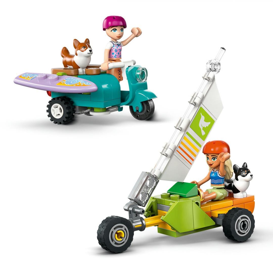 Lego Jucării Set Constructie LEGO 42641 | Aventuri cu Catei, Surfing, Scuter