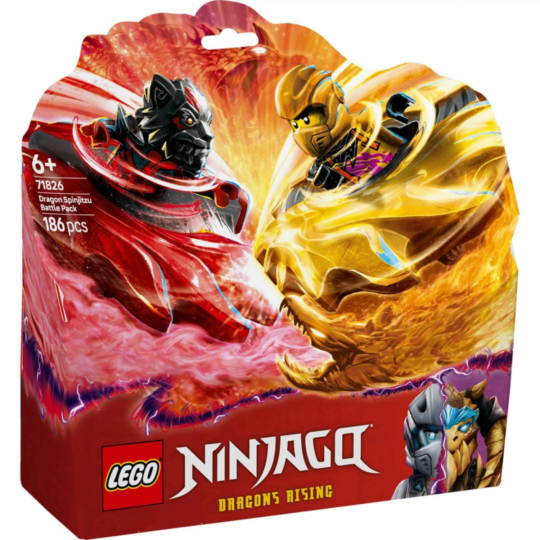 Lego Jucării Set Constructie LEGO Ninjago 71826 | Pachet de Lupta cu Dragoni Spinjitzu