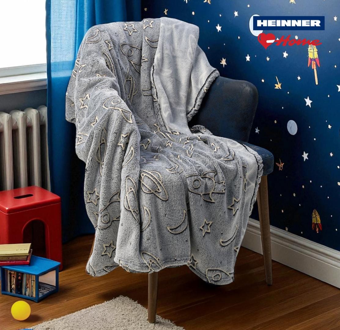 Heinner Patura Patura Heinner HR-BLKGLOW220-SPC | 200x220cm, Model Space, Fosforescent