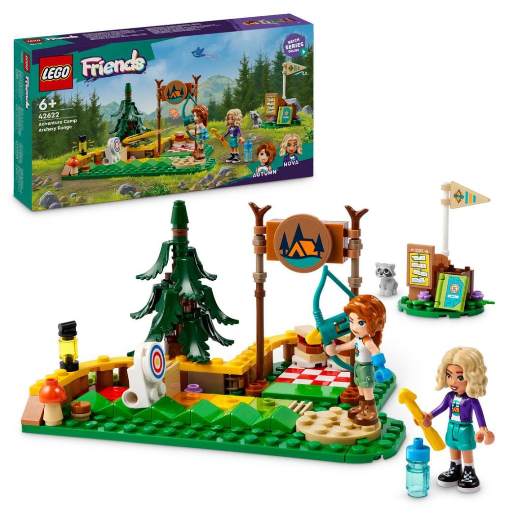Lego Jucării Set Constructie LEGO 42622 | Poligon Tir cu Arcul, Tabara Aventuri, Cadou