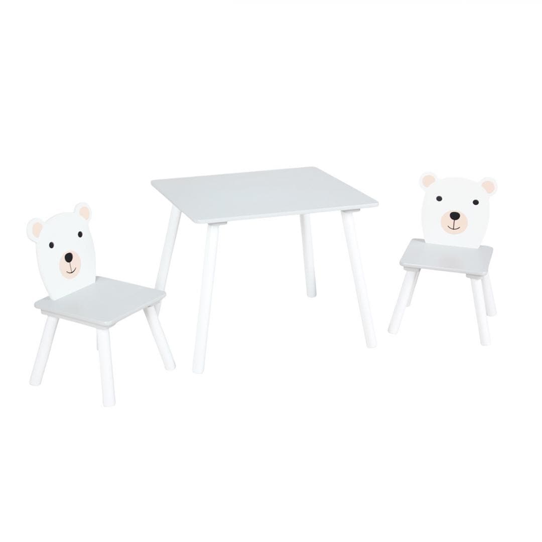 U-Grow Îngrijire bebe Set Masuta si 2 Scaune U-Grow UG-74KINET | Cu Spatiu de Activitati, Bear