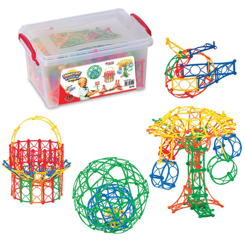 Dede Jucării Set Constructie Dede DEDE3149 | Puzzle Miniatura, 240 Piese