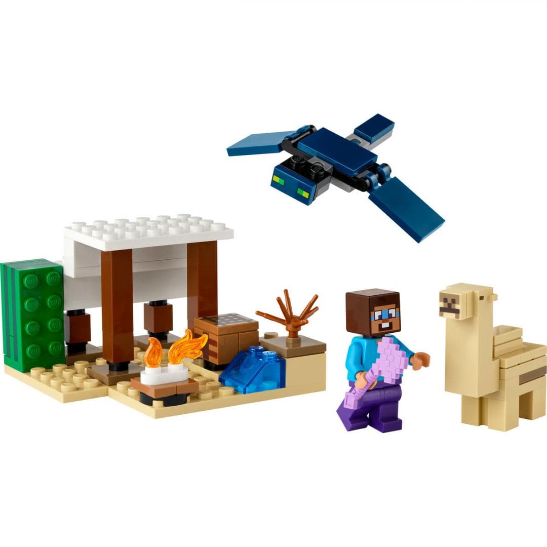 Lego Jucării Set Constructie LEGO Minecraft 21251 | Expeditia in Desert a lui Steve, 252 Piese, 8+