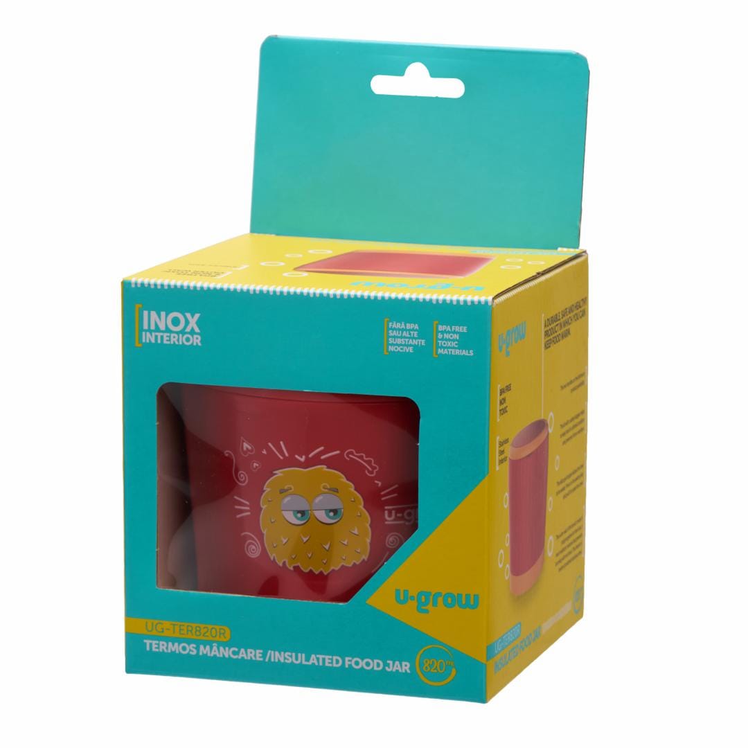 U-Grow Alimentație bebe Recipient Termic Mancare Bebelusi U-Grow UG-TER820R | 820ml