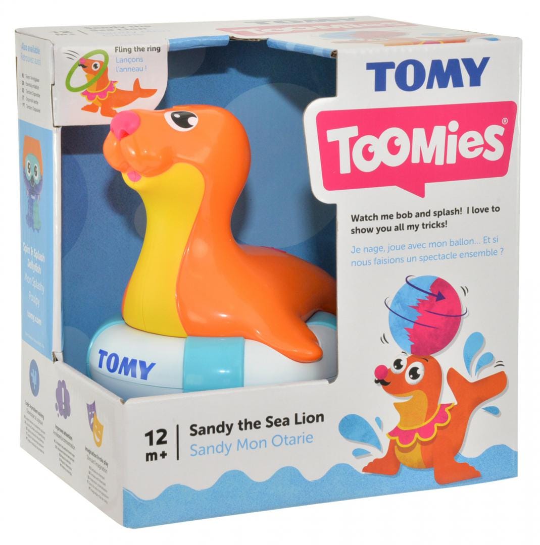 Tomy Jucării Jucarie de Baie Tomy T72609 | Foca Sandy, Interactiva, Copii