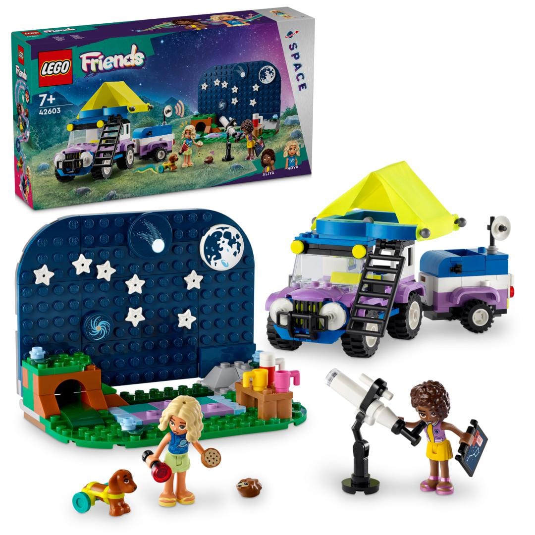 Lego Jucării Set Constructie LEGO 42603 | Vehicul Camping, Observare Stele, Cadou