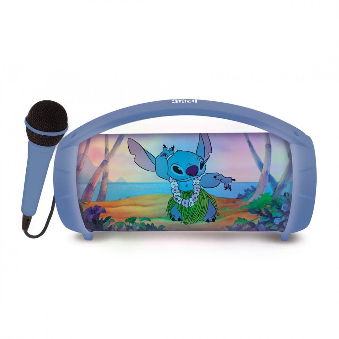 Lexibook Jucării Boxa Lexibook BTP585DZ | Stitch, Microfon, Lumini, Portabila, Bluetooth