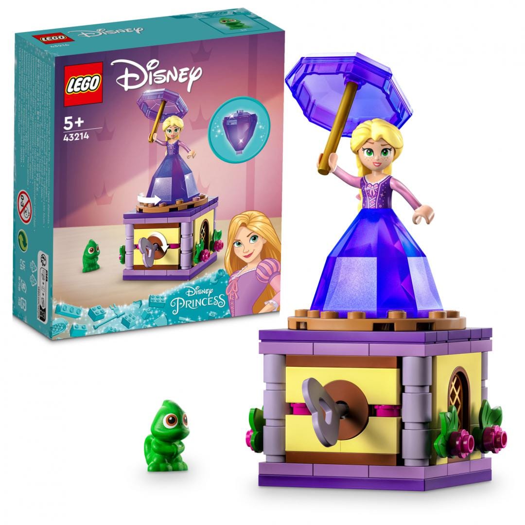Lego Jucării Set Constructie LEGO Disney 43214 | Rapunzel Facand Piruete, Printesa, Cadou