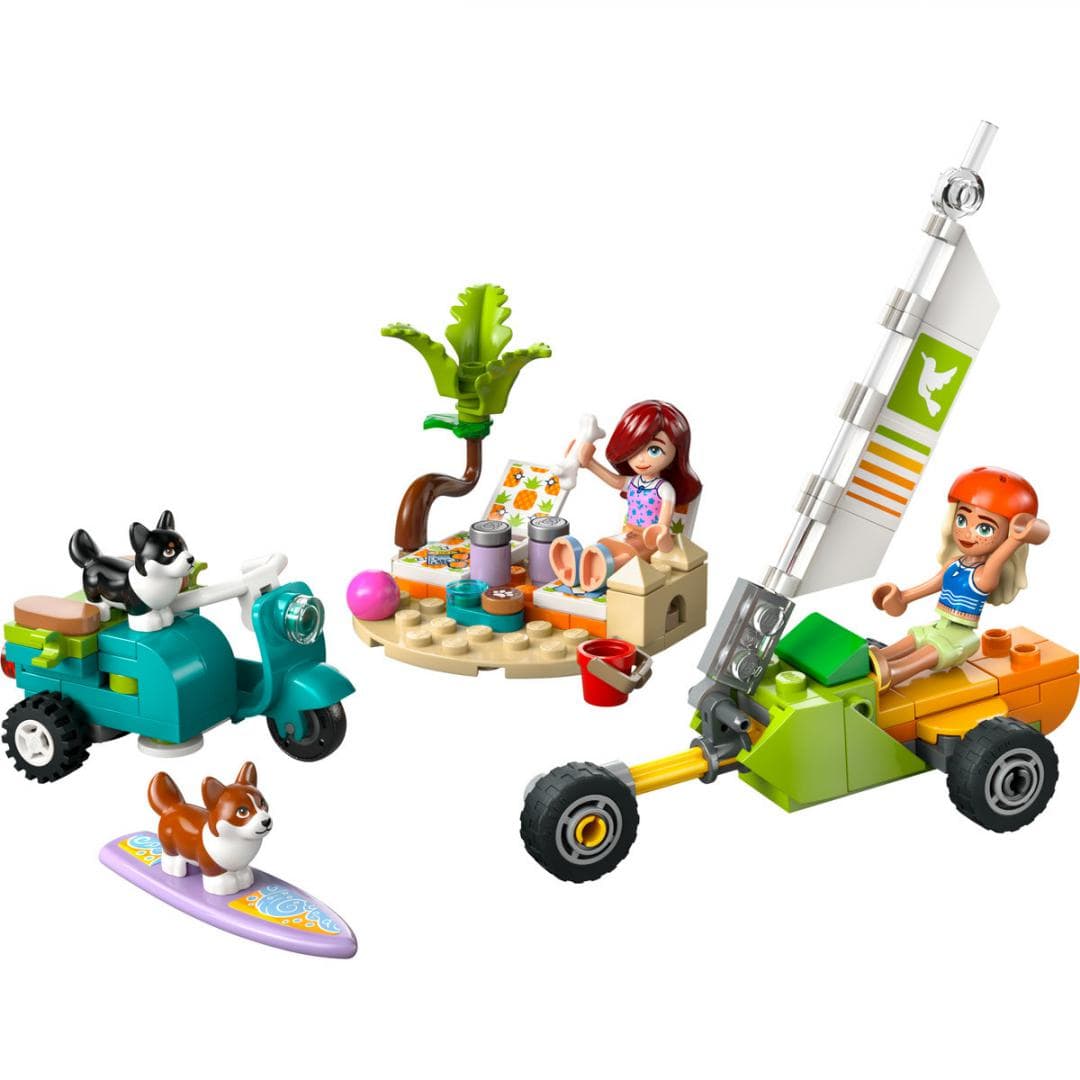 Lego Jucării Set Constructie LEGO 42641 | Aventuri cu Catei, Surfing, Scuter