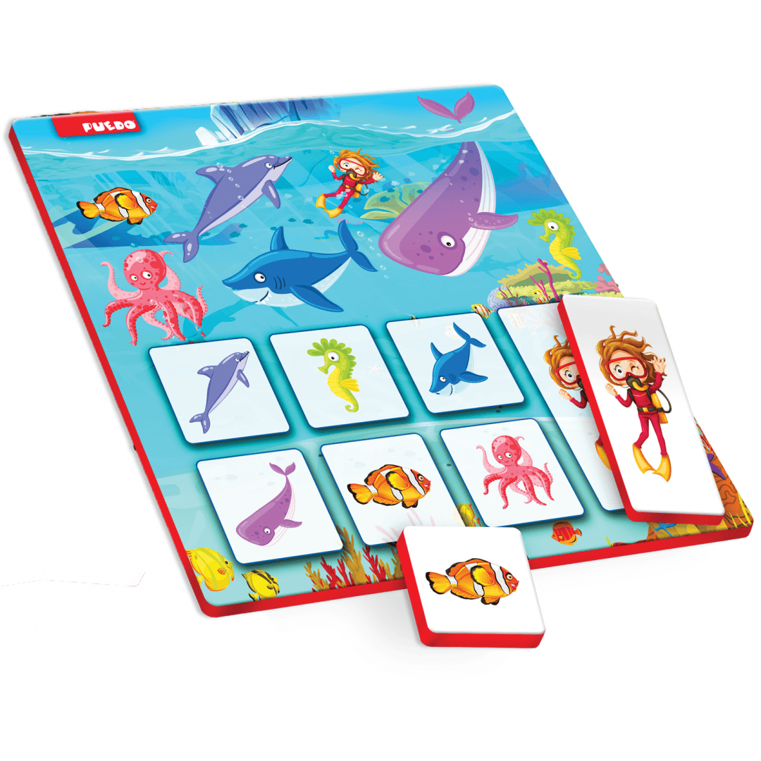 Puedo Toys Jucării Joc Educativ Puedo Toys PUEDOK1914 | Potriveste Habitatul, Spuma EVA, Interactiv