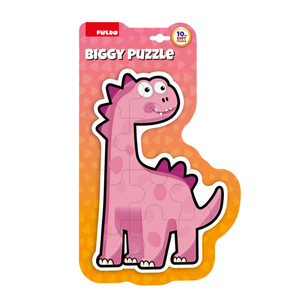 Puedo Toys Jucării Puzzle Puedo Toys PUEDOB22113 | Spuma EVA, Maxi, 10 Piese, Roz
