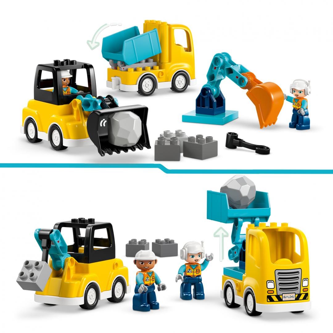 Lego Jucării Set Constructie LEGO Creator 3-in-1 10475 | Vehicule Constructii, Multicolor, Cadou