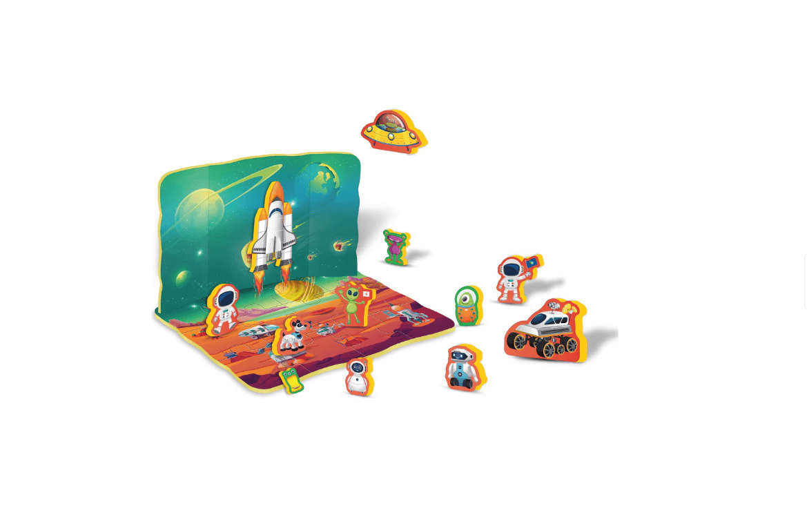Puedo Toys Jucării Puzzle Puedo Toys PUEDOK1927 | Spuma EVA, Spatiul Cosmic, 25 Piese