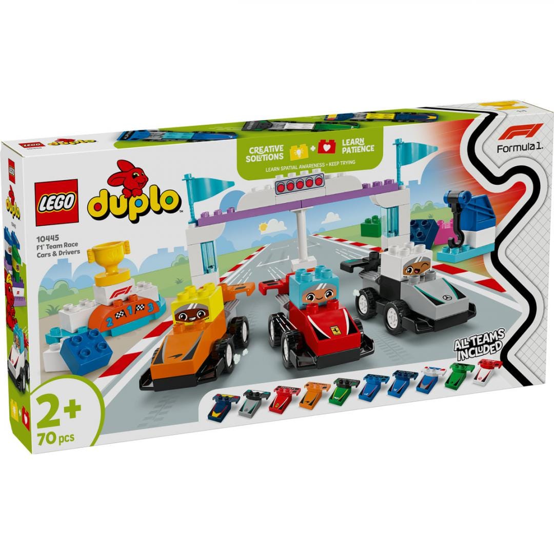Lego Jucării Set Constructie LEGO Speed Champions 10445 | Masini si Piloti Curse F1, Cadou