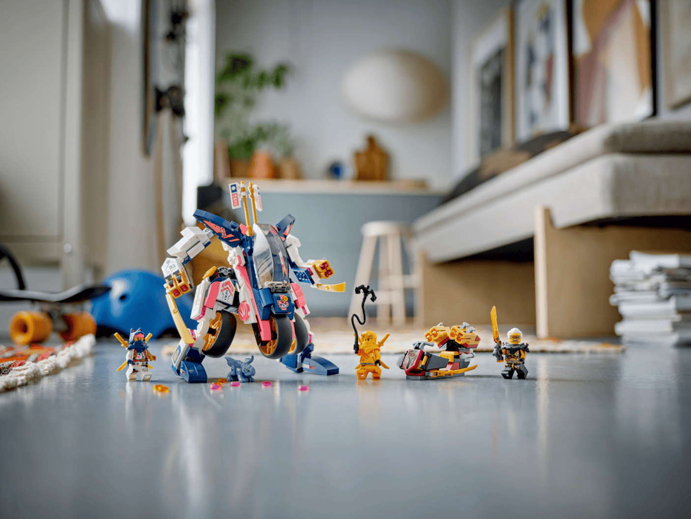 Lego Jucării Set Constructie LEGO Ninjago 71792 | Motocicleta-robot A Sorei, 764 Piese, 8+