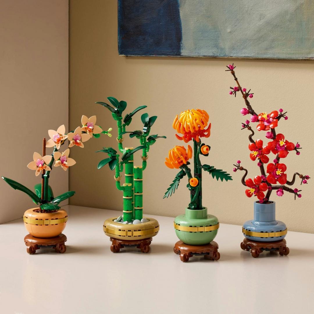 Lego Jucării Set Constructie LEGO Icons 10343 | Mini Orhidee, Botanica, Cadou