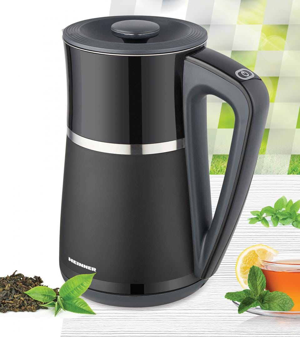 Heinner Fierbator Fierbator Electric Heinner HEK-D22002WBK | 2200W, 1.7L, Digital, Negru