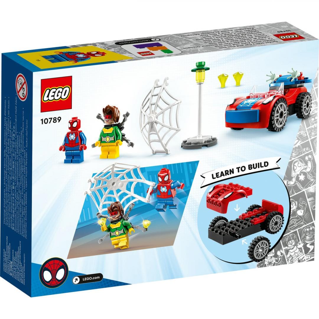 Lego Jucării Set Constructie LEGO 10789 | Masina Omului Paianjen si Doc Ock, Spider-Man