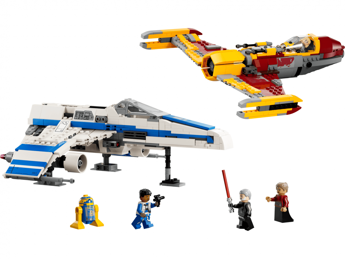Lego Jucării Set Constructie LEGO Star Wars 75364 | E-Wing vs Starfighter, 282 Piese, 8+