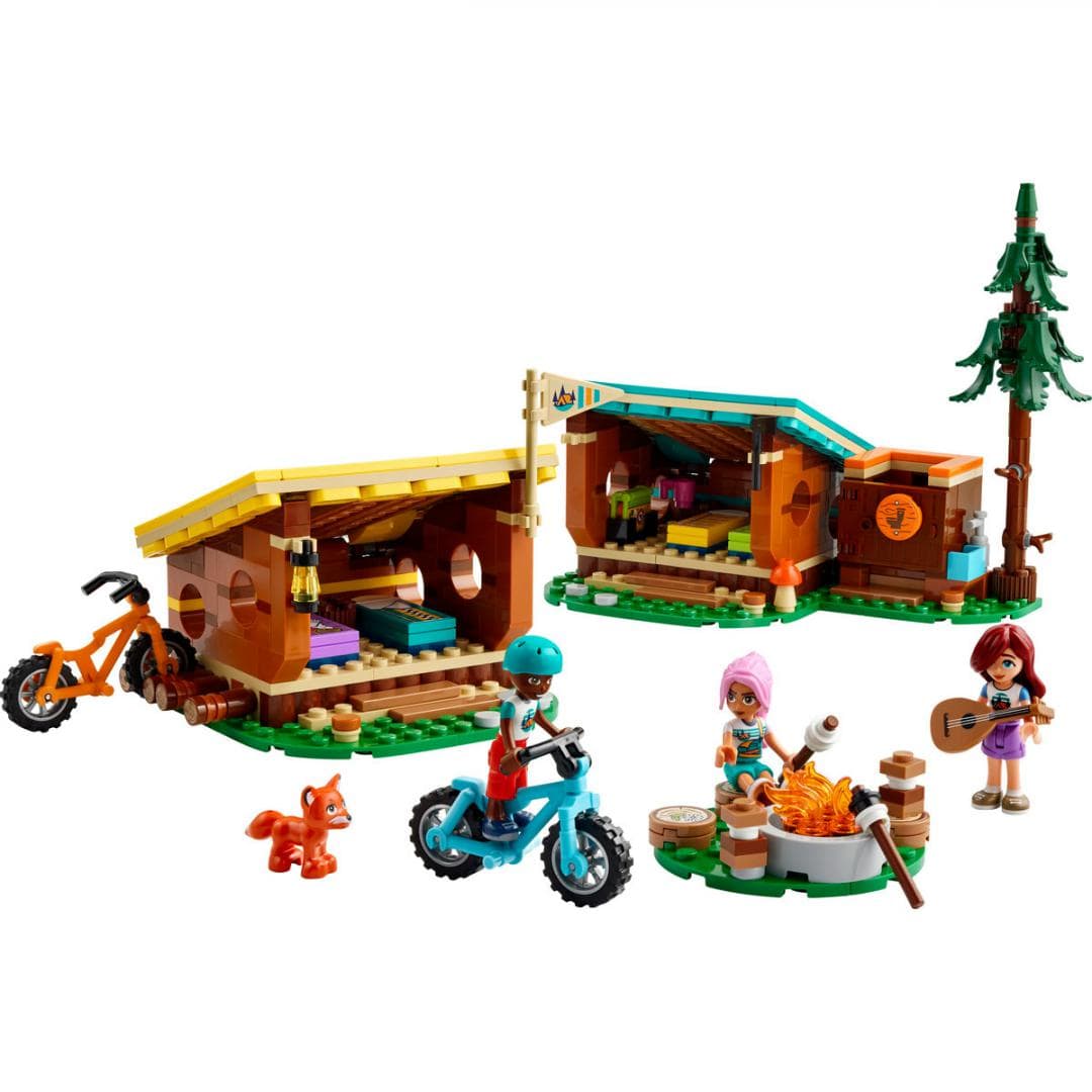 Lego Jucării Set Constructie LEGO 42624 | Cabane Tabara Aventuri, 715 Piese, 7+