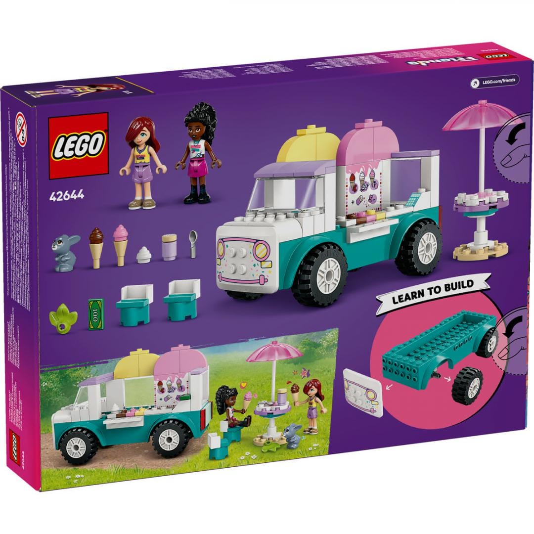 Lego Jucării Set Constructie LEGO 42644 | Furgoneta de Inghetata, Heartlake City, Friends