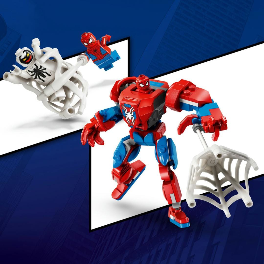 Lego Jucării Set Constructie LEGO Spider-Man 76308 | Om Paianjen Vs. Anti-Venom, Supereroi