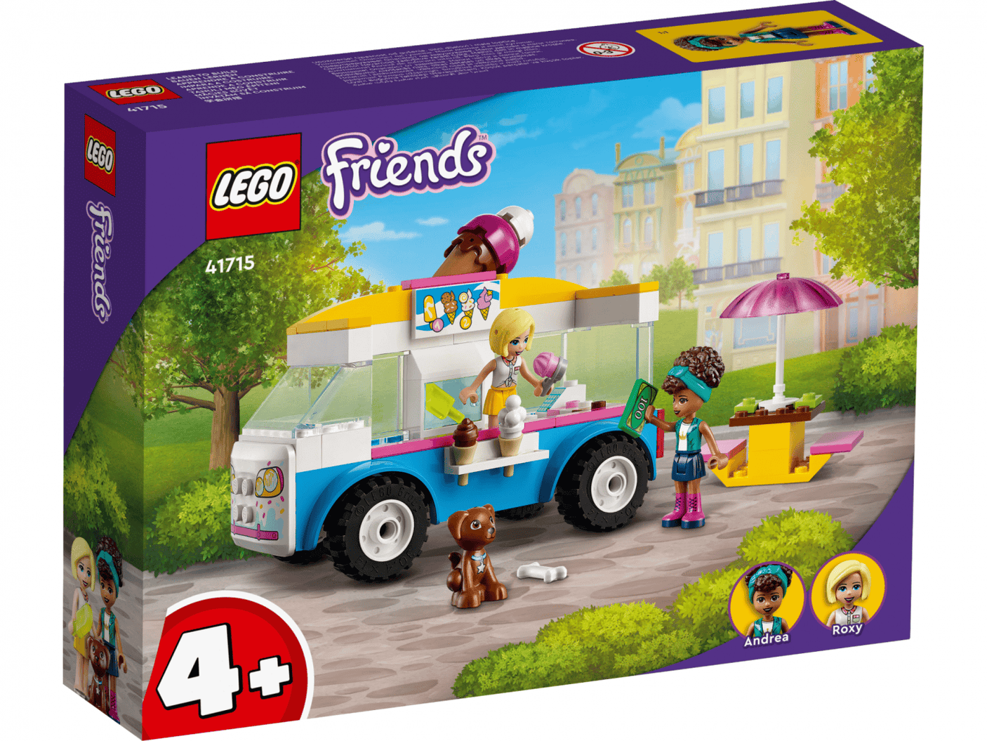 Lego Jucării Set Constructie LEGO Friends 41715 | Ice-cream Truck, Camion Inghetata, Cadou