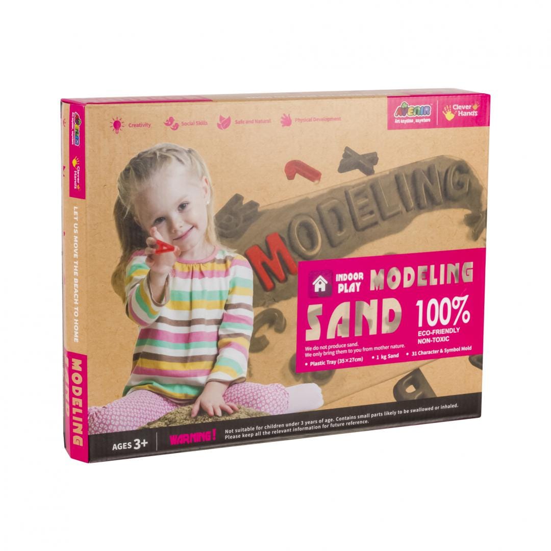 MomKi Jucării Jucarie MomKi MKCH1288 | Nisip Modelabil, 31 Forme, Creativ, Senzorial