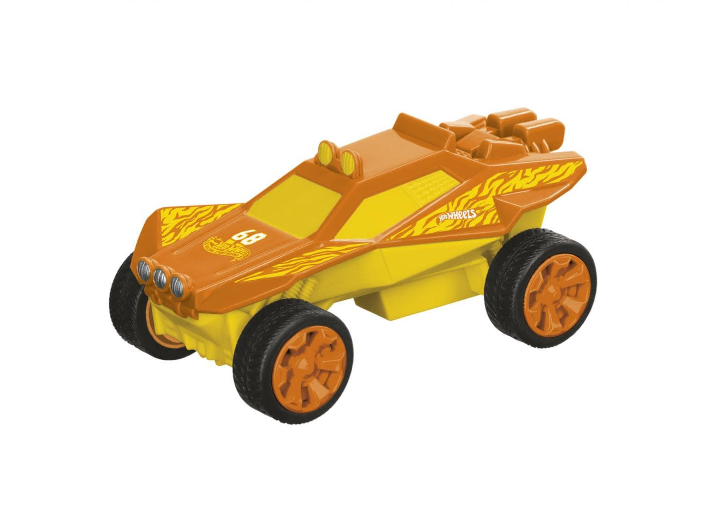 Mondo Jucării Jucarie Mondo Hot Wheels MDHW512261 | Masina Pull&Back, Sandivore, Portocaliu