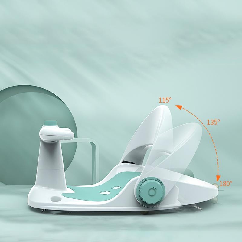 U-Grow Îngrijire bebe Scaun Baie Bebe U-Grow UGSB-0097-BL | Cu Ghidon, Spatar Reglabil, Verde