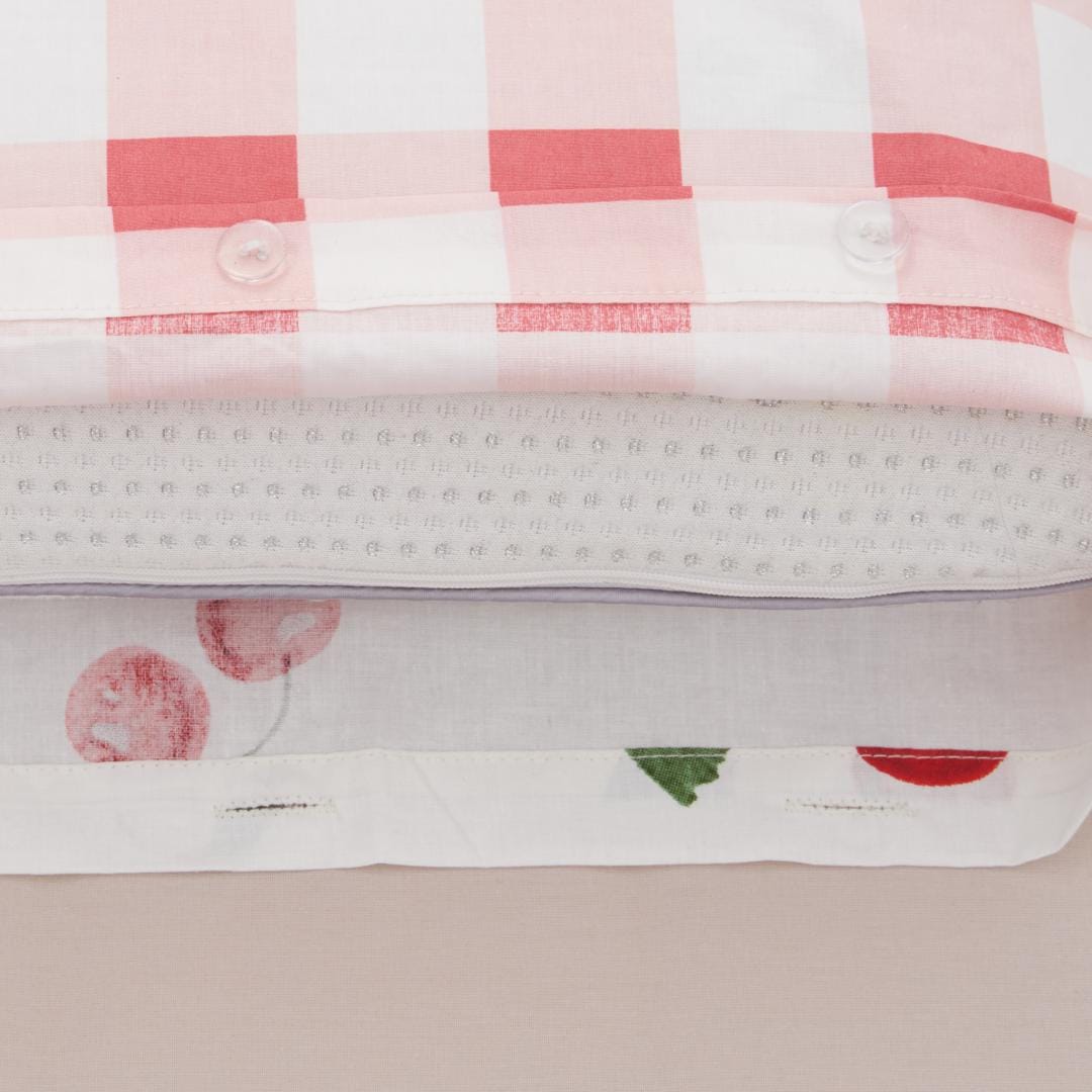 Heinner Set lenjerie de pat Set de Pat Single Heinner HR-2SBED-CHRY | Bumbac, Cherry, 1 Persoana