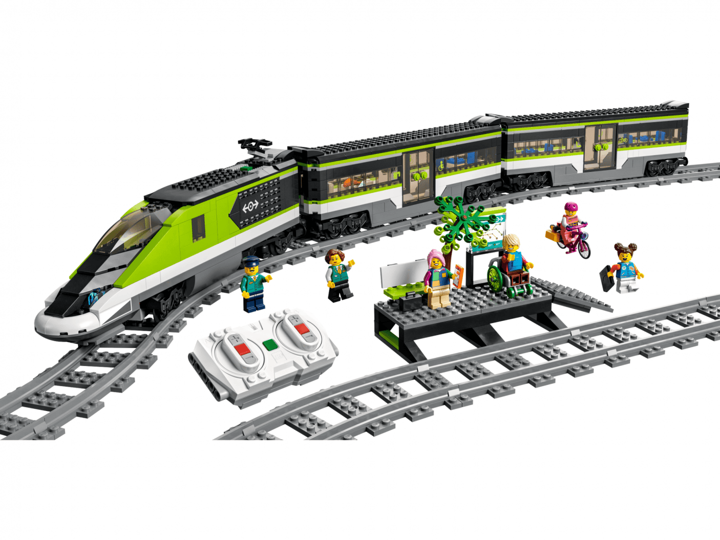 Lego Jucării Set Constructie LEGO City 60337 | Tren Expres Pasageri, 764 Piese, 7+
